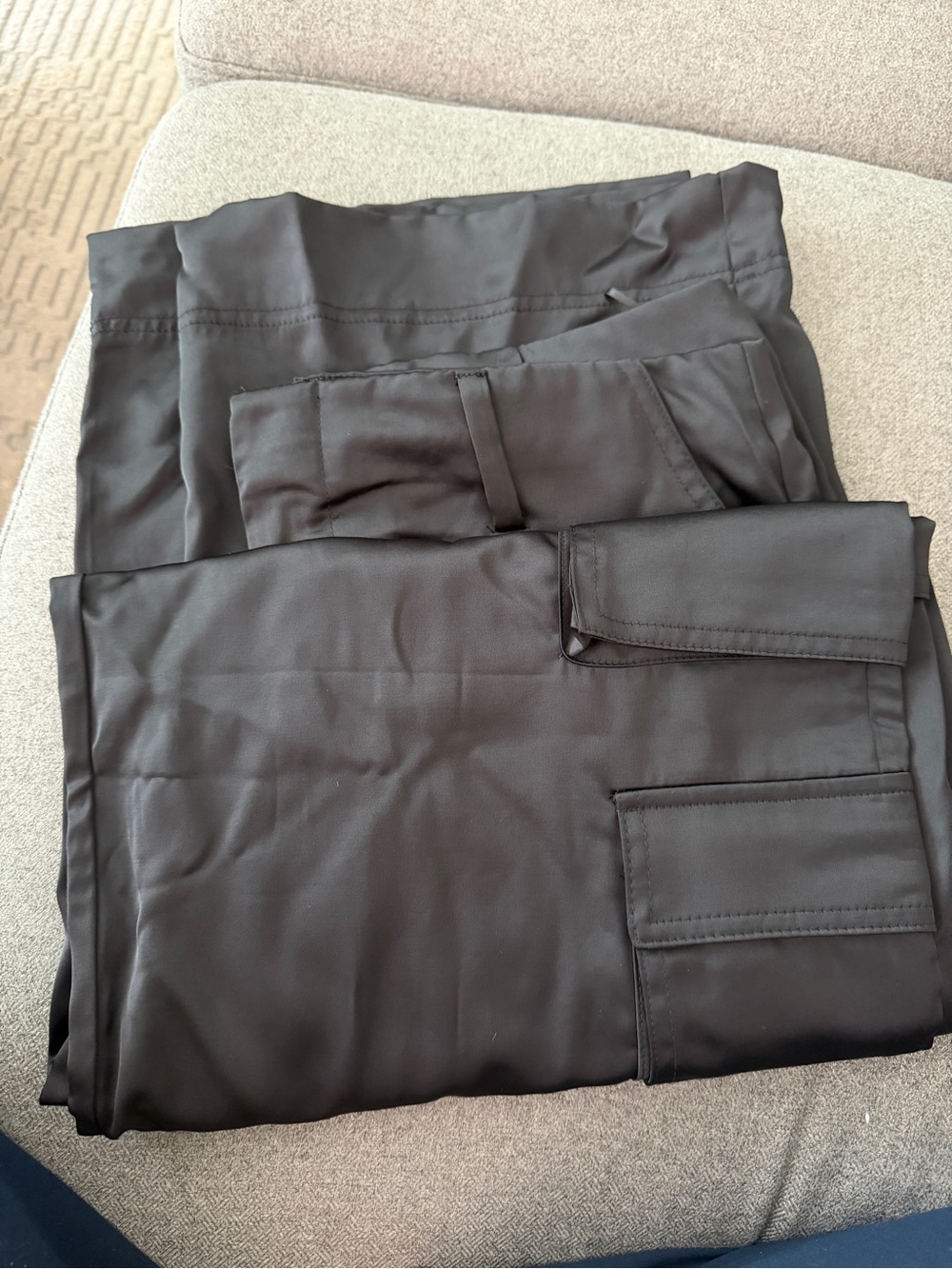 Zara Black Silky Pants